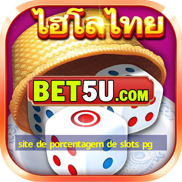 site de porcentagem de slots pg